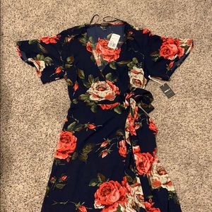 forever21 wrap dress